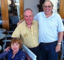 Stephen & Sam Davies of JHB – still friends after 45 years. Sonia, my wife is also in the photo.